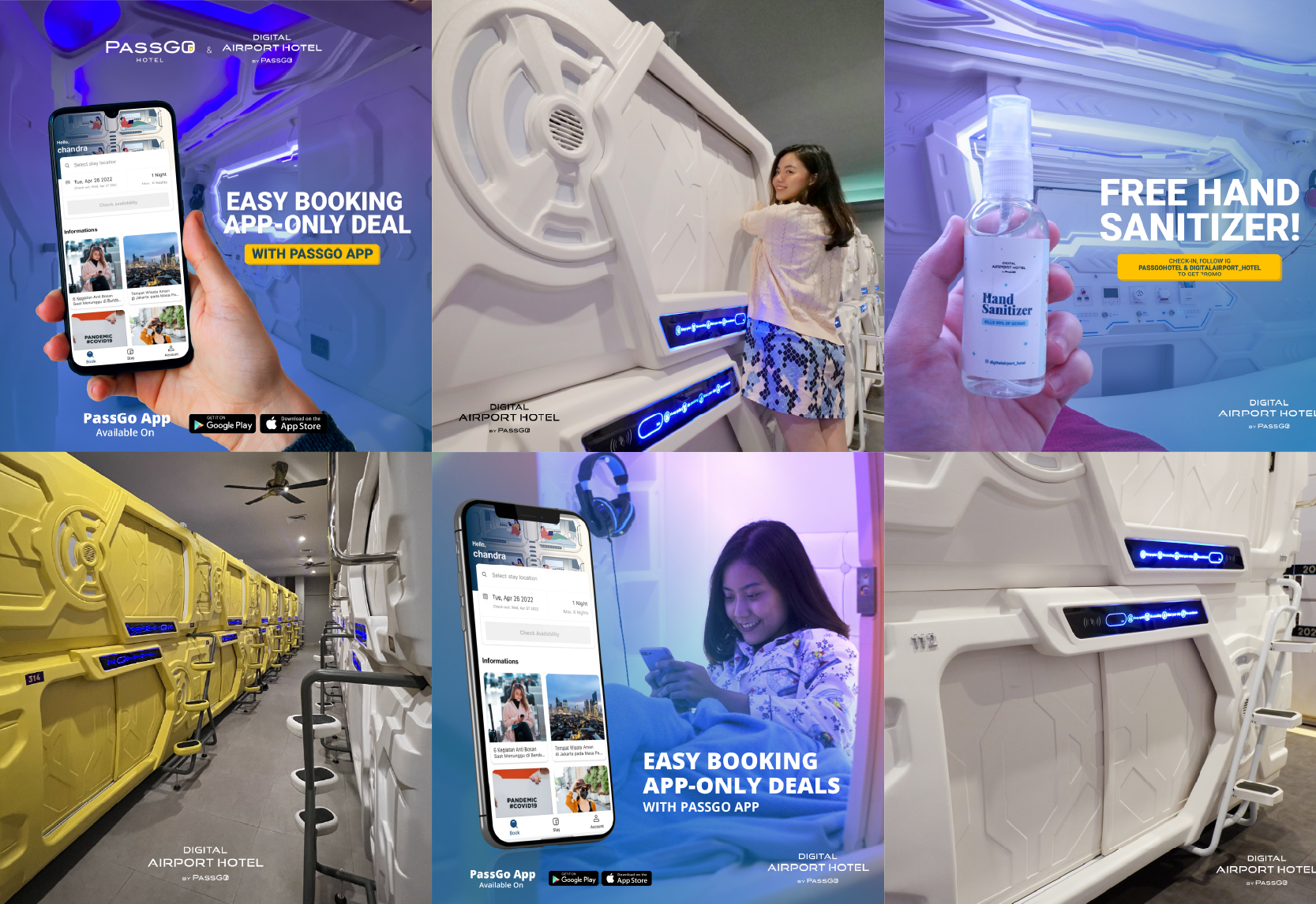 Digital Airport Hotel · Social Media Content