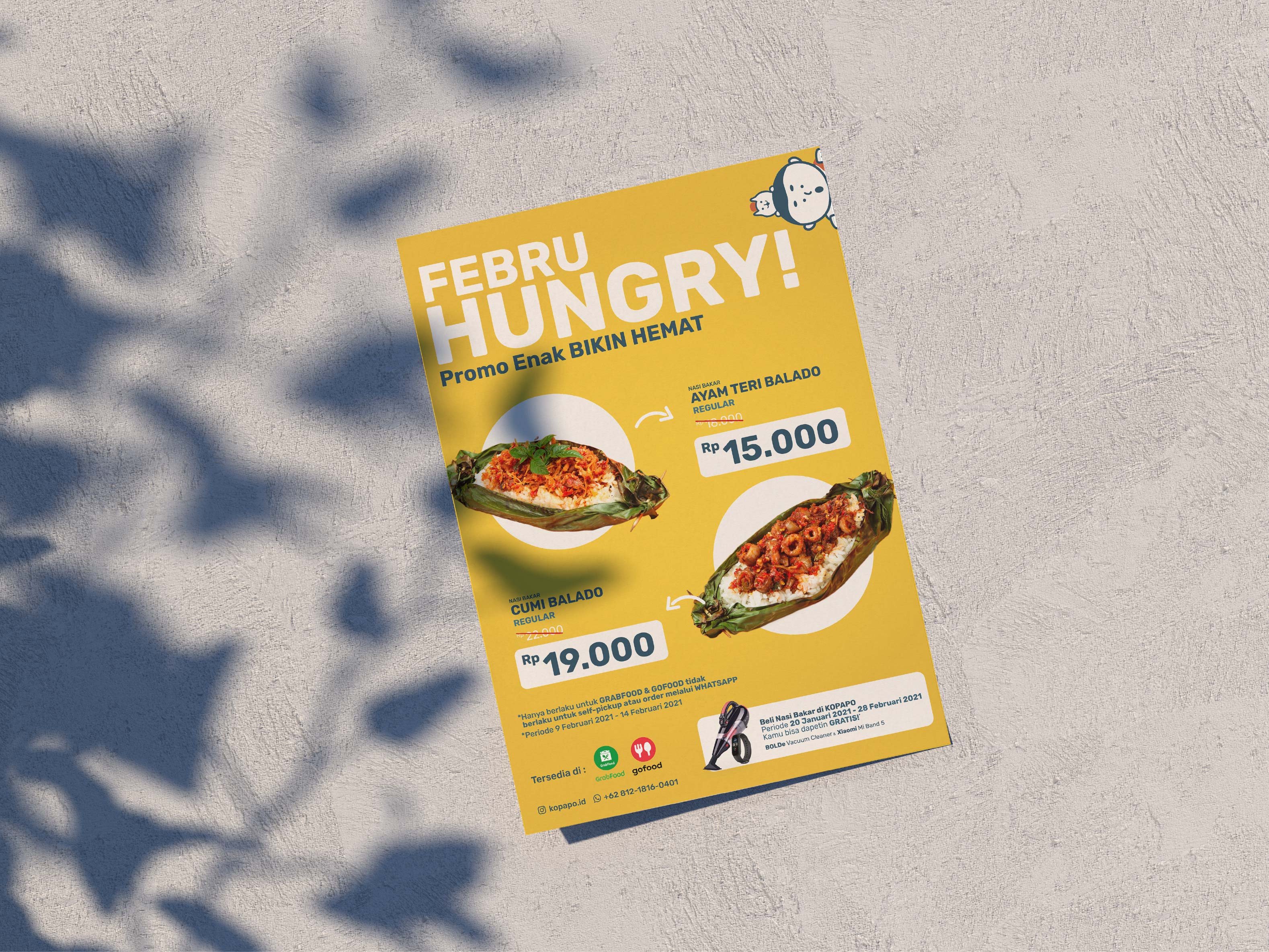 KoPaPo promotional flyer featuring grilled rice dishes