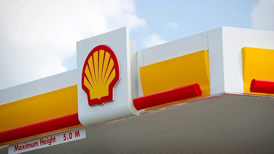 A Shell gas station in Jakarta